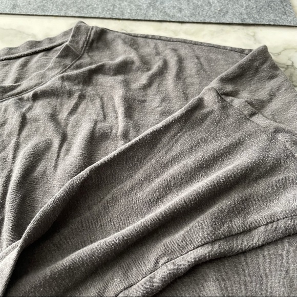 Cozy Eberjey Charcoal Lounge Bow Top M - Picture 7 of 10